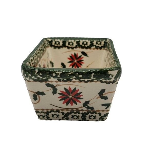 Temptations by Tara Holiday Christmas Mini Loaf Pan Baking Green 12oz 6x3.5 Lid - Picture 4 of 8